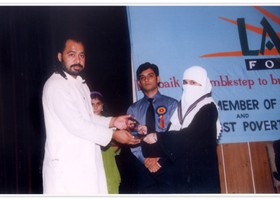 Rana Rafaqat Ali presented Gold Medal & Shield. (2004)