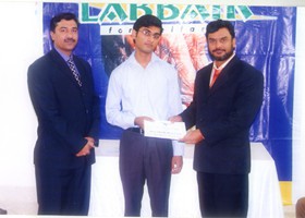 
Ramzan Iftikhar SVP LFW presented Cash Scholorship to Danish Hassan (2010)