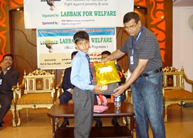 
Shafaqat Yasin Secretary Info LFW presented School Bag & Uniform to student (2013)